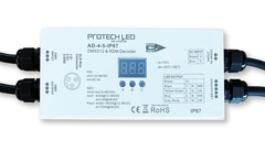 Protech Driver 4CH, 5A/ch, DMX RDM 12-24V (60/120W ch) IP67