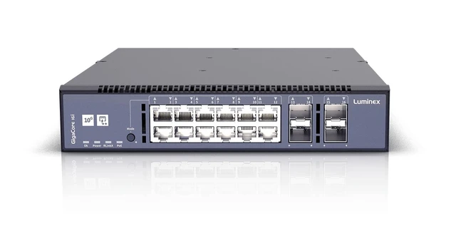 Luminex GigaCore 16i, SFP+, AVB 