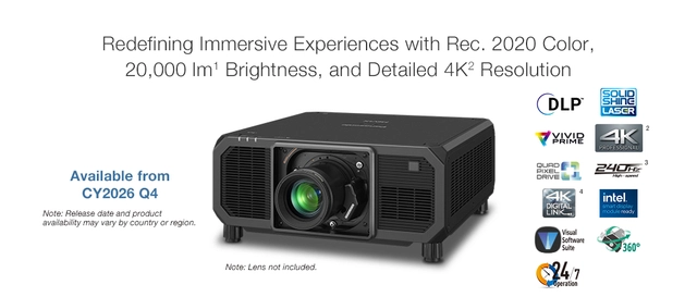Panmasonic PT-HTQ20EJ 1-Chip DLP™ RGB Laser Projector 20KAL 