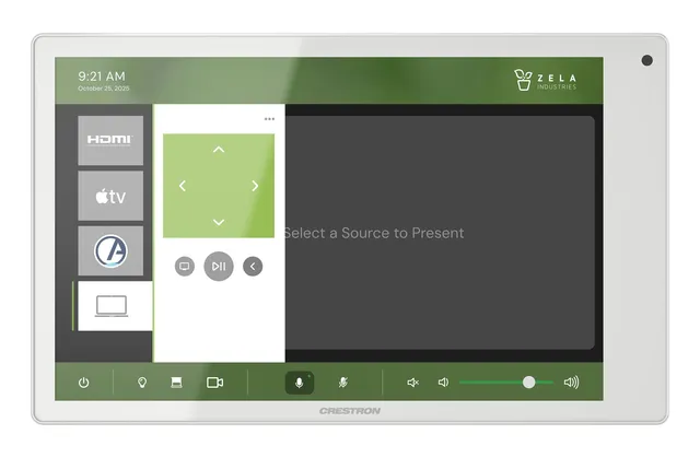 Crestron TSW-880-W 8.1 in. Wall Mount Touch Screen, White 