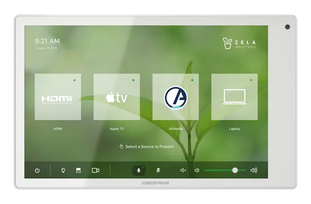 Crestron TSW-880-W 8.1 in. Wall Mount Touch Screen, White 