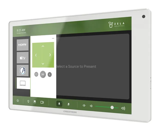 Crestron TSW-880-W 8.1 in. Wall Mount Touch Screen, White 