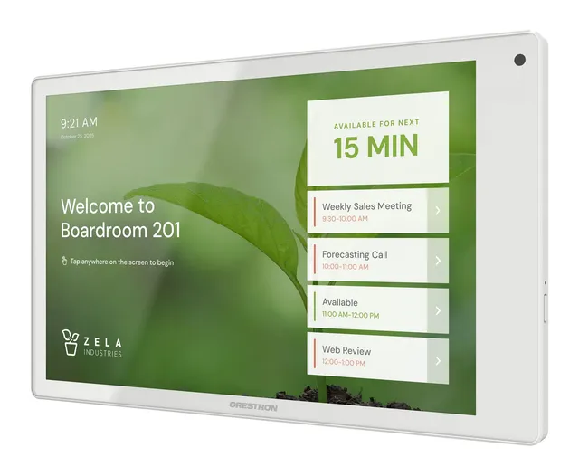 Crestron TSW-880-W 8.1 in. Wall Mount Touch Screen, White 