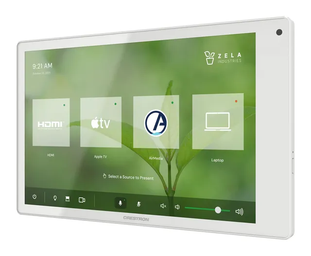 Crestron TSW-880-W 8.1 in. Wall Mount Touch Screen, White 