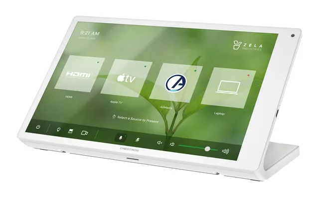 Crestron TS-1080-W 10.1 in. Tabletop Touch Screen, Black 