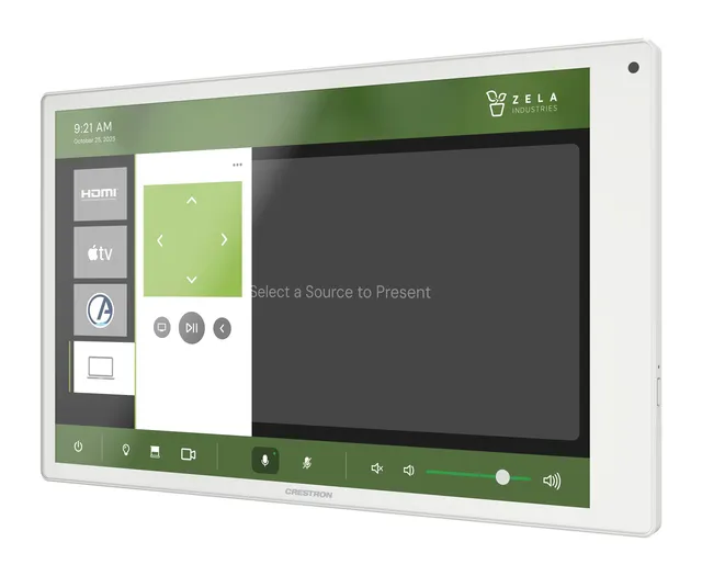 Crestron TSW-1080-W 10.1 in. Wall Mount Touch Screen, White 