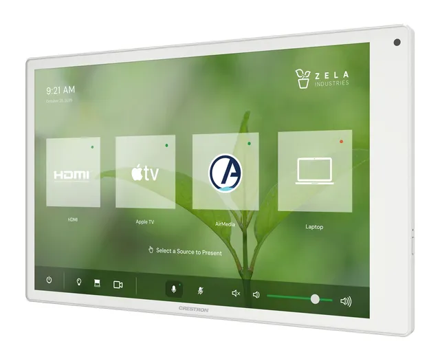 Crestron TSW-1080-W 10.1 in. Wall Mount Touch Screen, White 