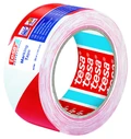 TESA 60760 Varseltape rød - hvit 33m 50mm bred
