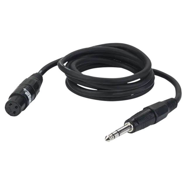 DAP FL03 - bal. XLR/F 3P to Jack stereo 3 m 