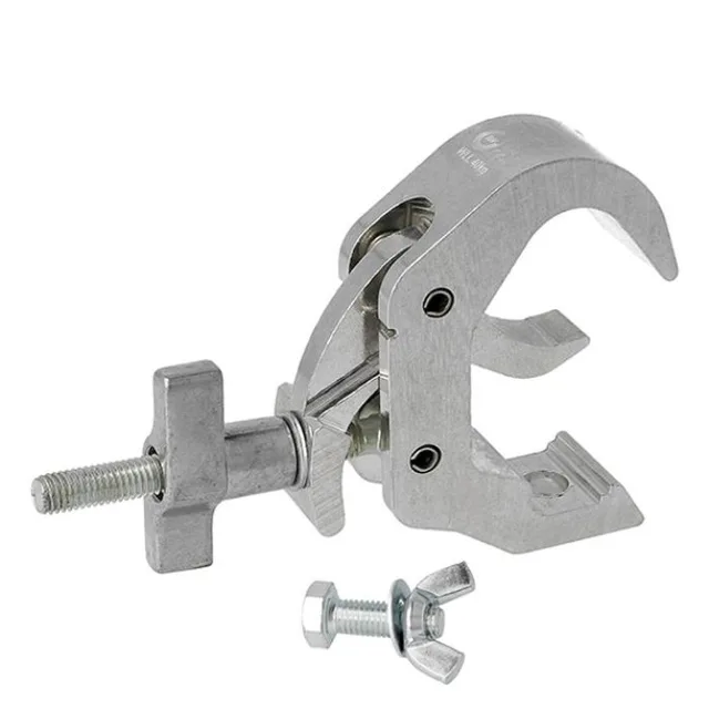 Dougthy T58150 Baby Quick Trigger Clamp Supplied With M10 Nut & Bolt Set Silver 