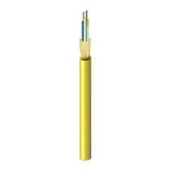 Fiberkabel G6 OS2, LSZH Yellow Fast kledning