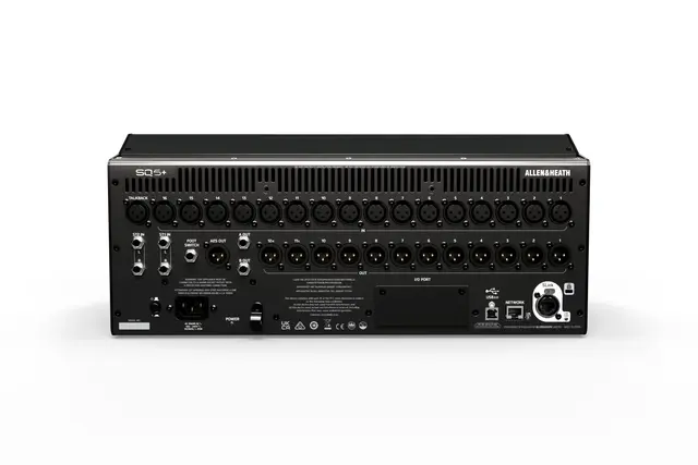 A&H SQ-5+ 48ch digital mixer 96kHz, 16 Mic/Line 12 XLR out 