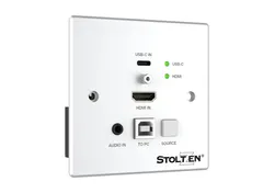 Stoltzen SHE630WP HDBaseT™ TX USB-C, HDMI/USB, Audio in, 86x86