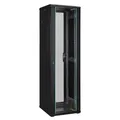 LinkIT Nettverksskap 42U Svart B600xD600xH2055, Glass - Perforert