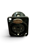 SWITCHCRAFT Chassis 5p DMX Female BLK/GO
