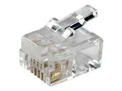 RS PRO RJ11 Connector Male, Cable Unshielded Straight 1 Port 6 Way