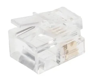 RS PRO RJ12 Connector Male, Cable Unshielded Straight 1 Port 6 Way 