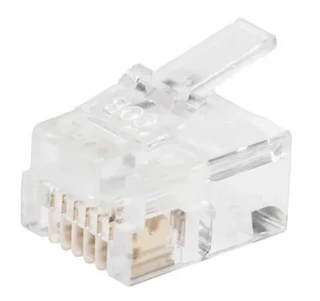 RS PRO RJ12 Connector Male, Cable Unshielded Straight 1 Port 6 Way 