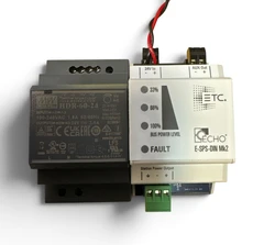 ETC Echo DIN rail-mount Station Power Supply with Auxiliary Power