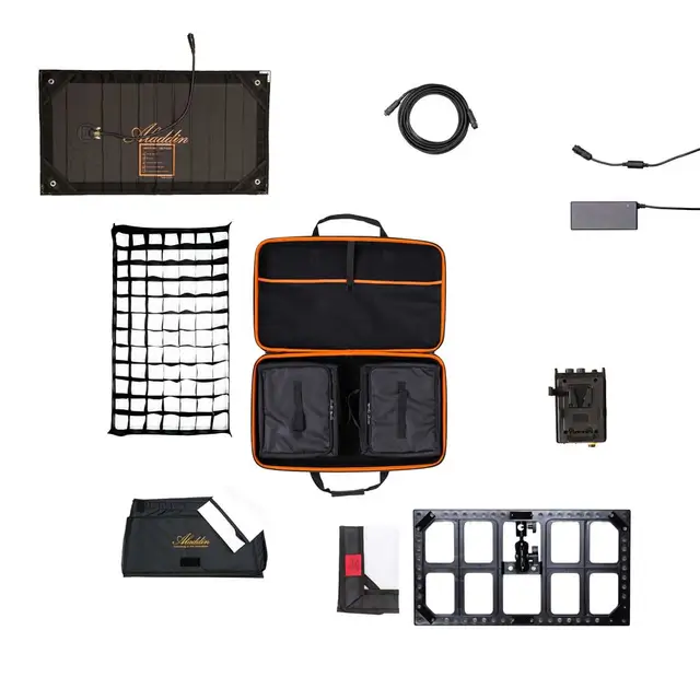 Aladdin MOSAIC MINI 1X2 Gaffer KIT w/ LumenRadio 